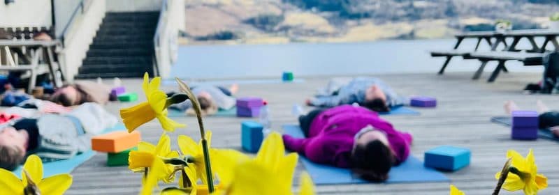 Fjellyoga på Hanguren