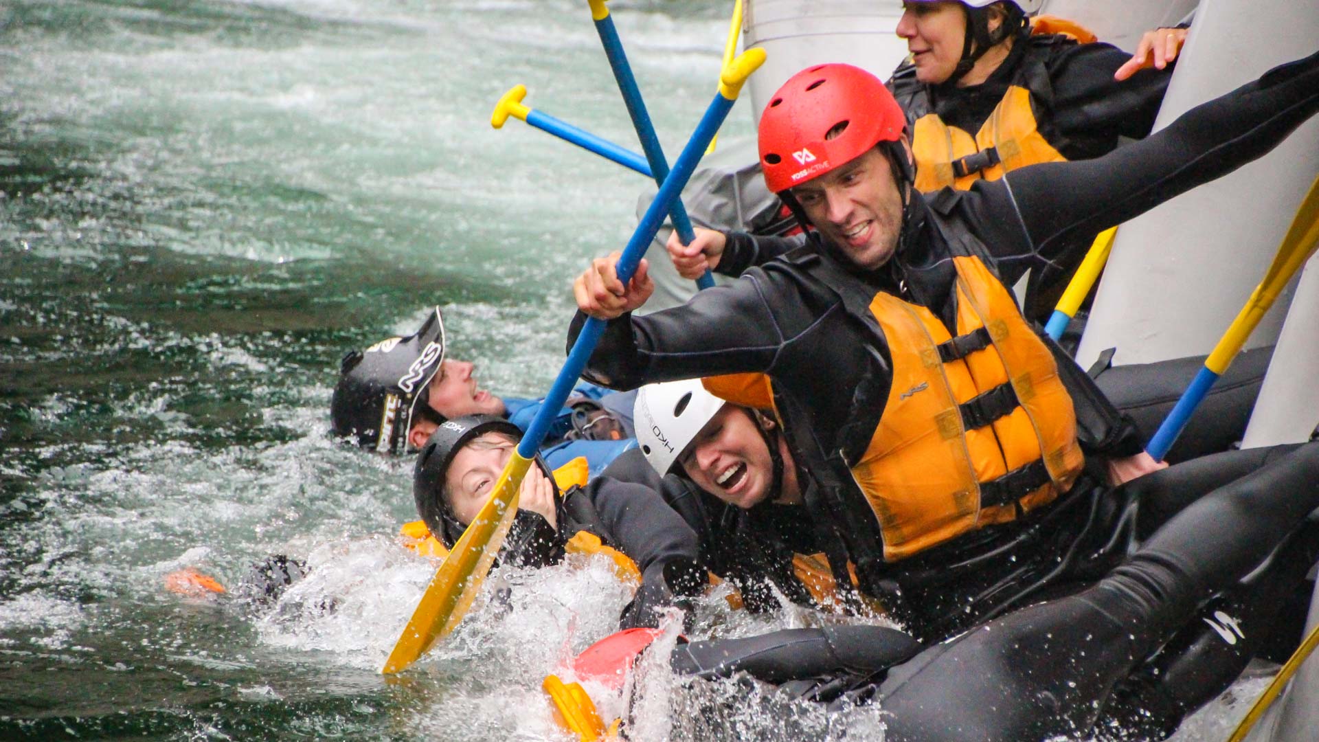 family rafting