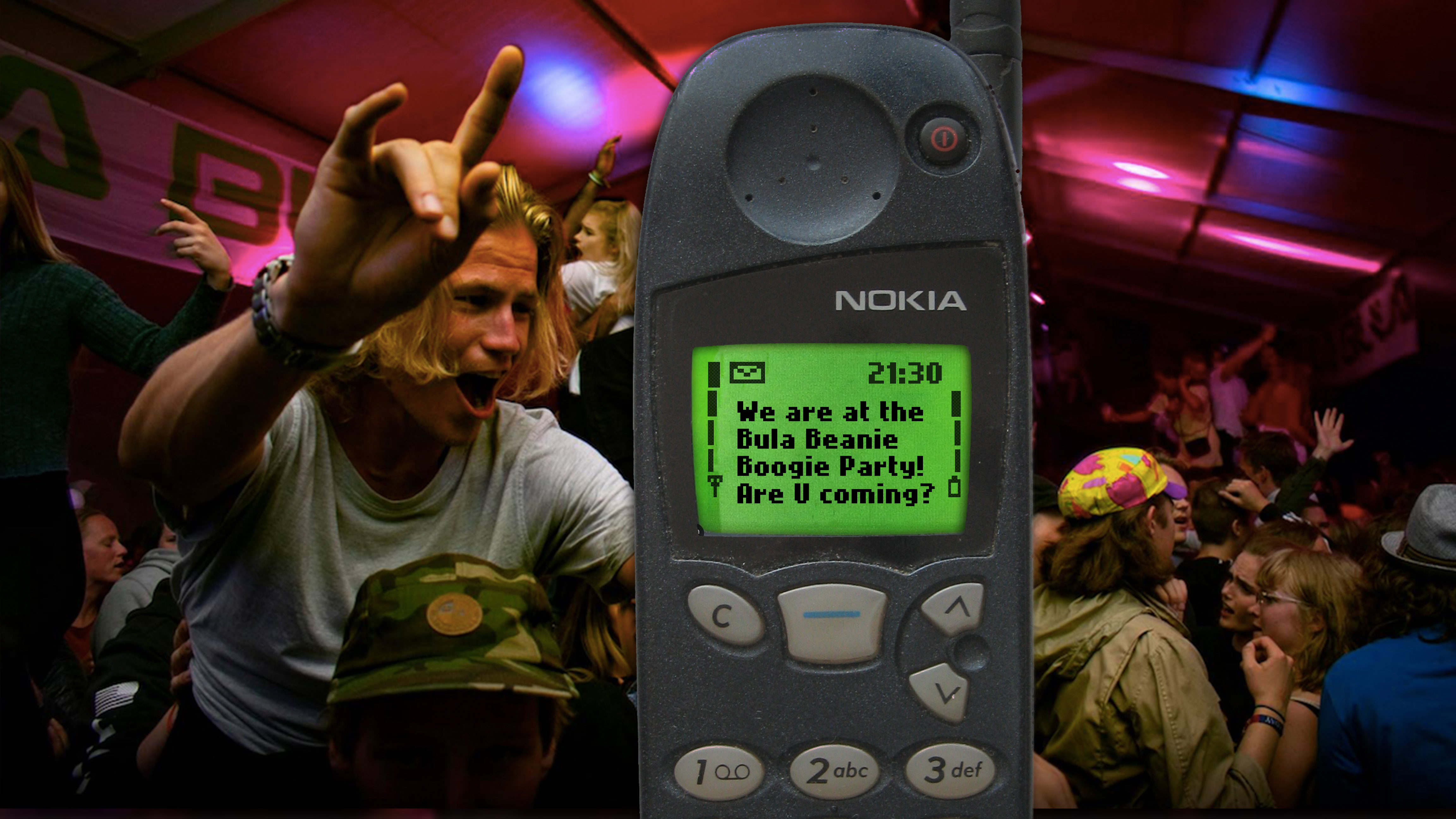 Bula Beanie Boogie Nokia 5110 Text